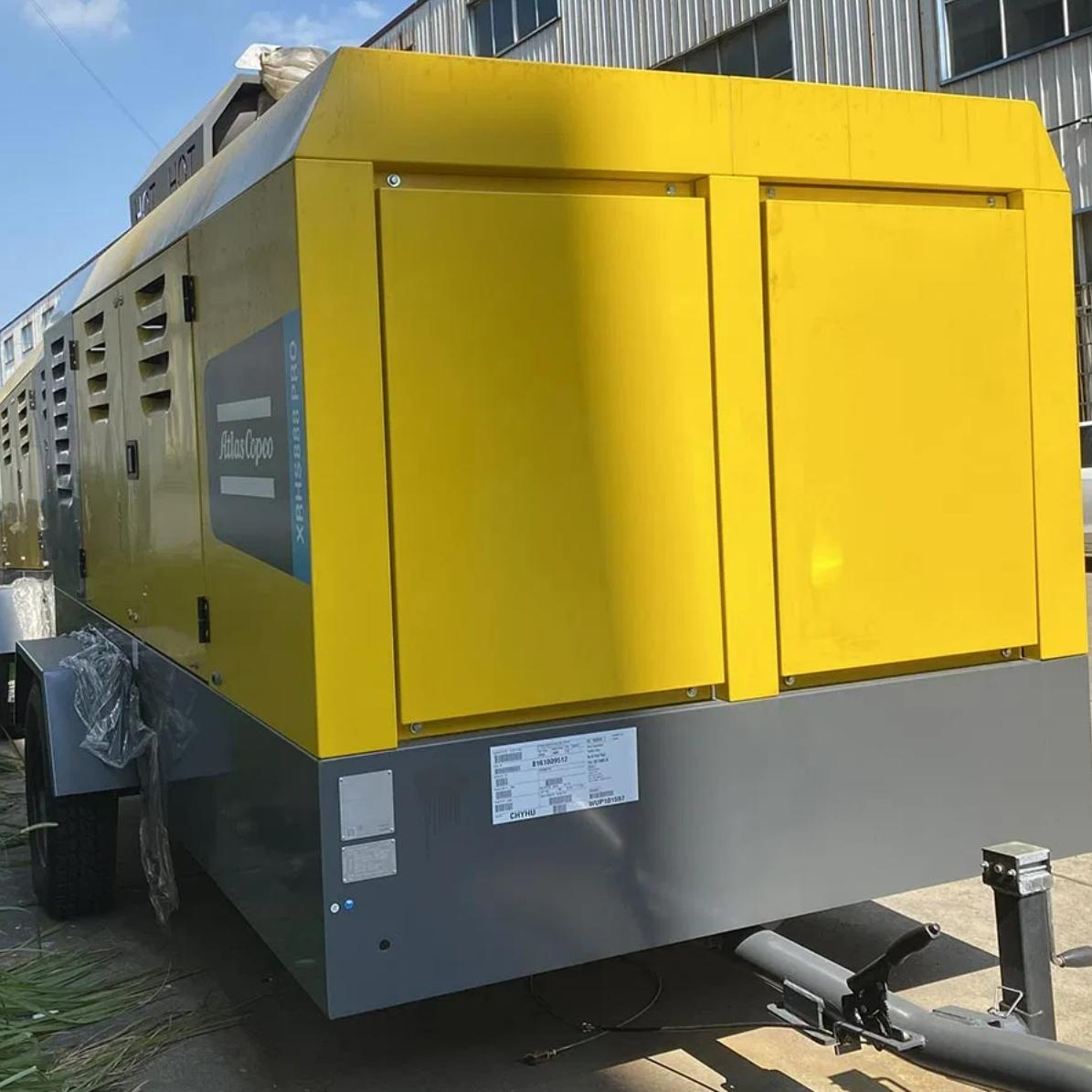 Y1200 Copco 15bar 38.6m3 Diesel Mobile Air Compressors 35 Bar 1363cfm Atlascopco Y1200 Cfm Compresor High Pressure