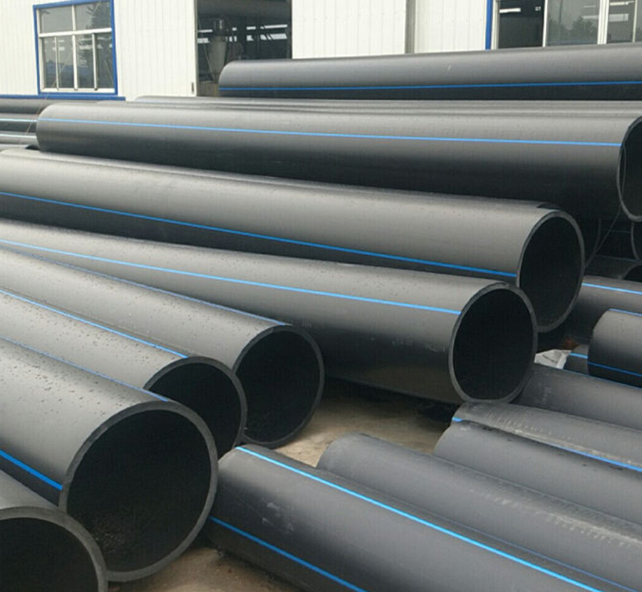 HDPE Pipe SDR17 PE100 DN110-800mm PN16/PN8 High Pressure Water Supply Plastic Tubes Over 50 Years Lifespan