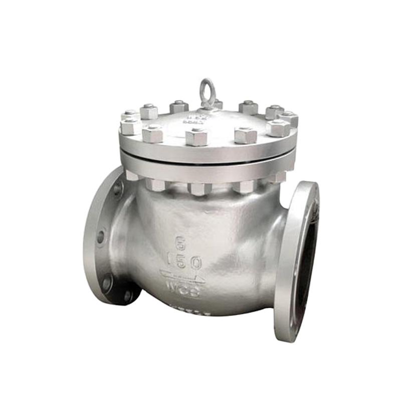 Class 150 Ansi 304 H44h 4 Inch Manual Swing Check Valve with Flange for Water Media