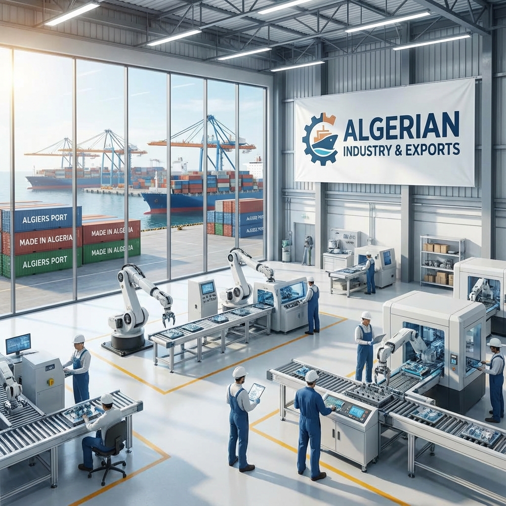 منصة الصناعة والصادرات الجزائرية